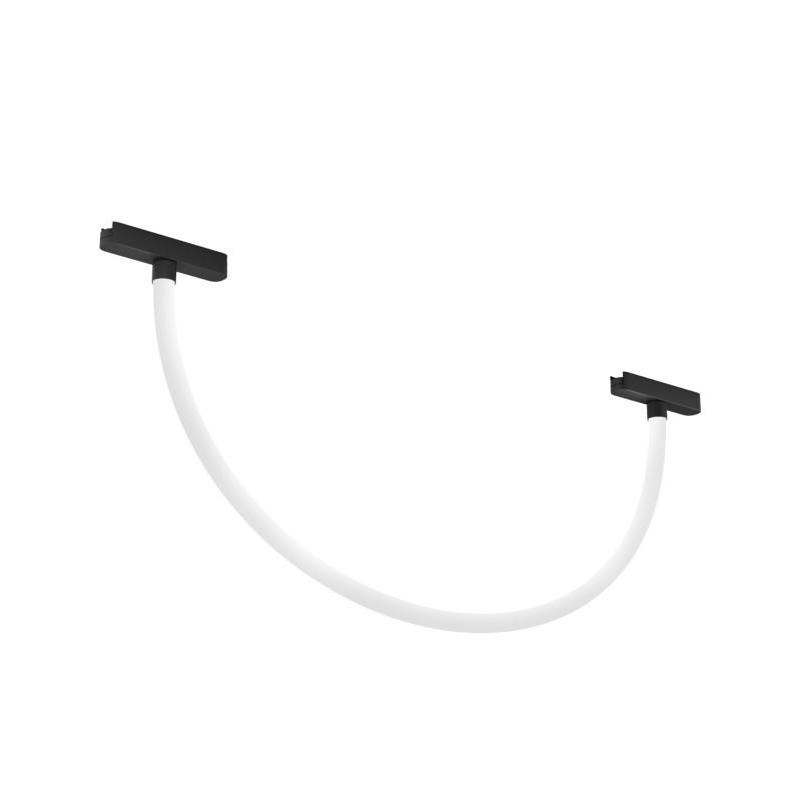 Светильник трековый Air Ray 4000 12Вт 4000К IP20 48В DC 22х1000мм RA90 360град. со светодиодом алюм. черн. DENKIRS 723281 изображение, фото