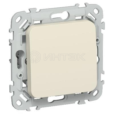 Выключатель проходной 1-кл. СП FLITE ВС61-1-0-ФлСл 10А механизм сливочный IEK FI-V12-0-10-1-K86 изображение, фото
