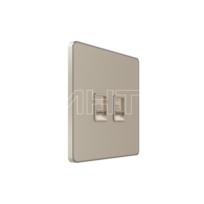 Розетка информационная 2-м СП Systeme Infinity RJ45 кат.5E IP20 песчан. берег Systeme Electric FSE000585 изображение, фото