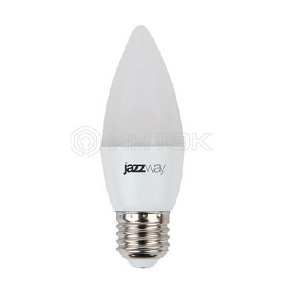 Лампа светодиодная PLED-SP 7Вт C37 свеча 5000К холод. бел. E27 560лм 230В JazzWay 1027849-2 изображение, фото