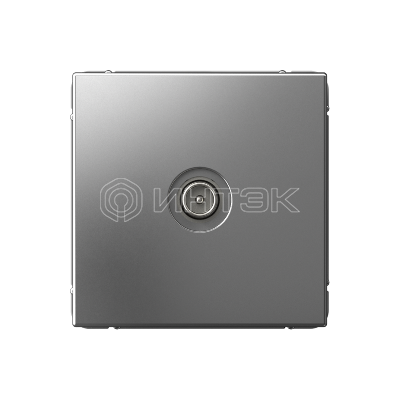 Розетка телевизионная оконечная TV ArtGallery 1дБ механизм сталь  Systeme Electric GAL000991 изображение, фото