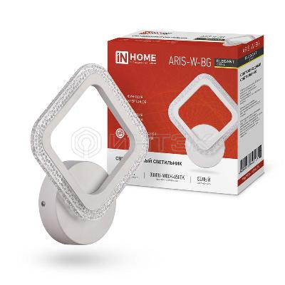 Светильник светодиодный ELEGANT ARIS-W-BG 15Вт 3000-6500К 1050лм 230В STEP COLOR бел. IN HOME 4690612043135 изображение, фото