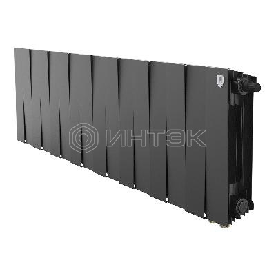 Радиатор биметаллический Royal Thermo PianoForte 300 Чёрный VR80 - 16 секц. изображение, фото