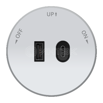Розетка MultiTrack с 2-мя заряд. устройствами USB тип А+С 18Вт 5В/3А бел. Systeme Electric MTK13003W изображение, фото
