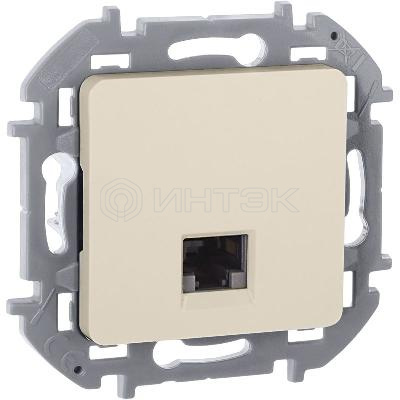 Розетка компьютерная Inspiria RJ45 кат.6 UTP механизм сл. кость IEK 673831 изображение, фото