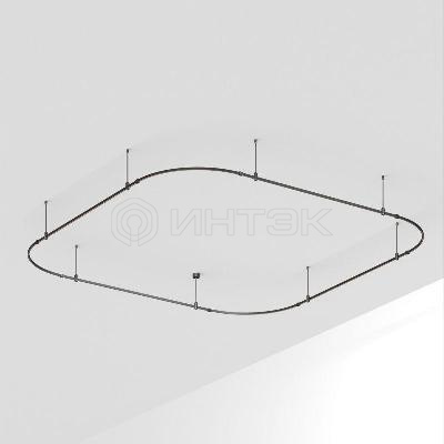 Трек ART-APRIORI-QUADRAT-SOFT-ROD-400-3500х3500 BK IP20 метал. Arlight 048518 изображение, фото