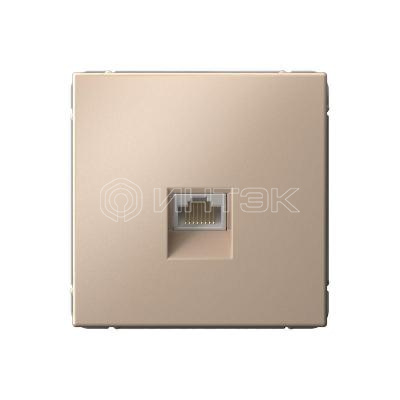 Розетка компьютерная ArtGallery RJ45 кат.6A механизм песочн.  Systeme Electric GAL001286 изображение, фото