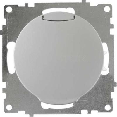Розетка 1-м СП Florence 16А IP20 с заземл. винтов. контакты с крышкой механизм сер. (1E10501302) OneKeyElectro 2172837 изображение, фото