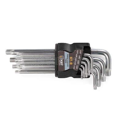 Набор ключей TORX КТ-9 (Т10-Т50) КВТ 79202 изображение, фото