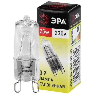 Лампа галогенная G9-JCD-25-230V-Cl 25Вт капсула G9 230В Эра C0027376 изображение, фото