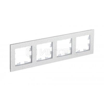 Рамка 4-м AtlasDesign Nature мрамор крем роял Systeme Electric ATN343104 изображение, фото