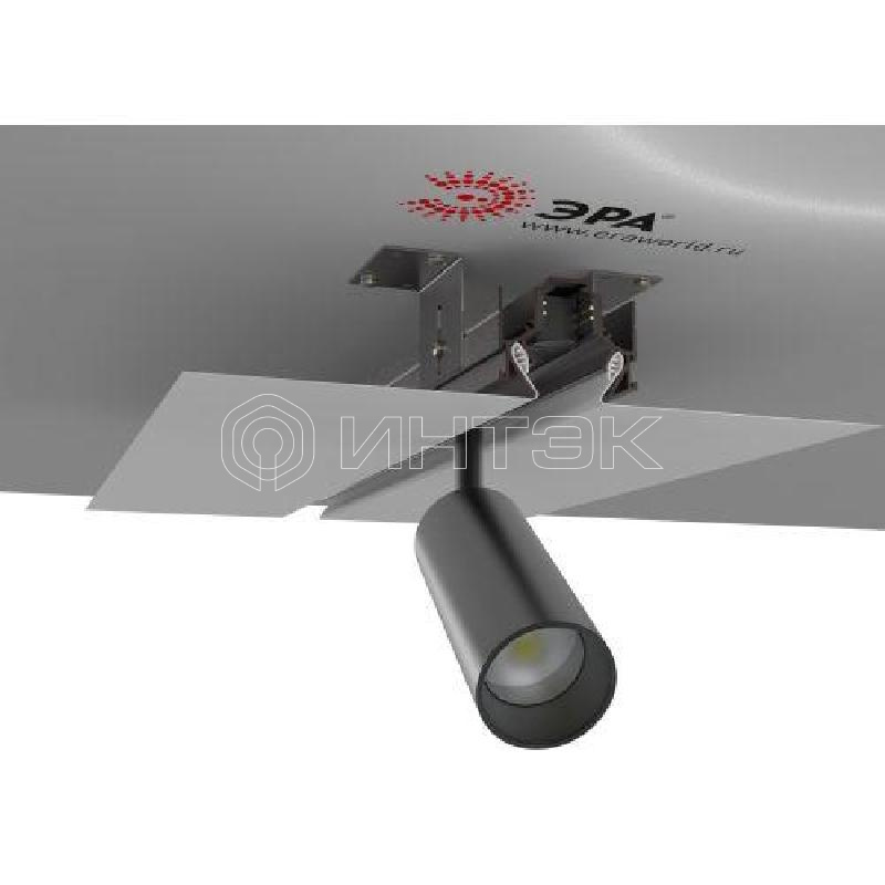 Шинопровод трековый TRM-PC20-250B L2500 48В встраив. магнитн. для натяжных потолков NOVA черн. Эра Б0054790 изображение, фото