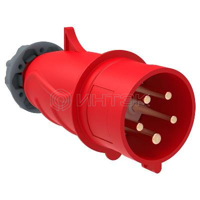 Вилка эл. каб. 16А 3P+PE+N 380В IP44 MAGNUM ССИ-015 IEK PSN02-016-5 изображение, фото