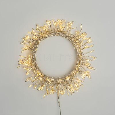 Гирлянда светодиодная "Роса "Фейерверк" 10м 250LED тепл. бел. 7.2Вт IP20 с контроллером на катушке Neon-Night 303-436 изображение, фото