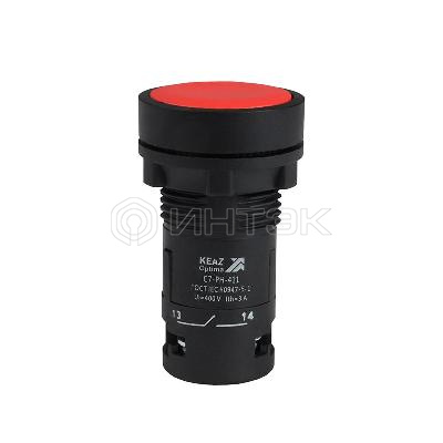 Кнопка с фиксацией OptiSignal Compact D22 С7-PH-411 красн. 1НО+1НЗ XB7NH45 КЭАЗ 362075 изображение, фото