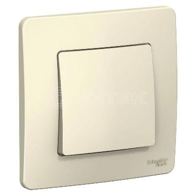 Переключатель проходной 1-кл. СП Blanca 10А IP20 (сх. 6) 250В молочн. Systeme Electric BLNVS010602 изображение, фото
