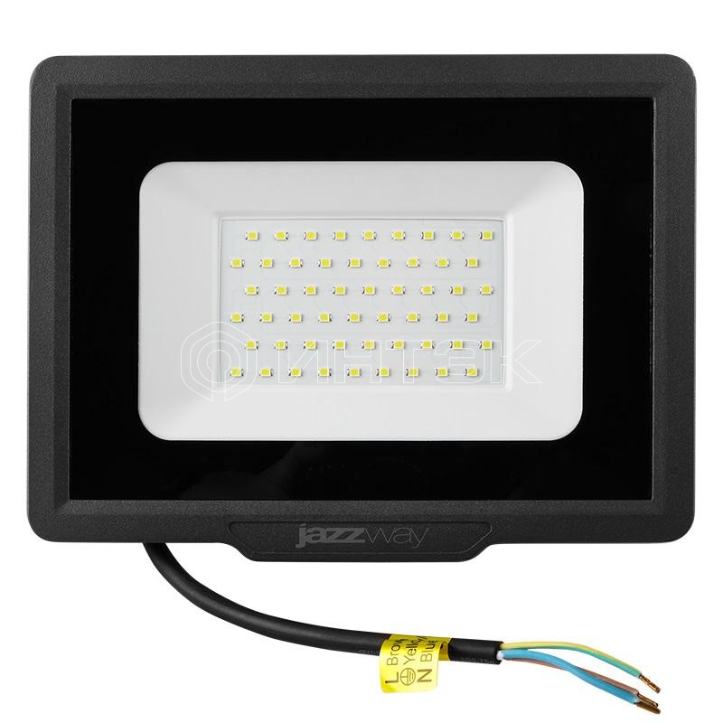 Прожектор светодиодный PFL-C3 50Вт 4000К IP65 ДО compact закален. прозр. стекло JazzWay 5045699 изображение, фото