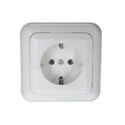 Розетка 1-м СП РС10-307 10А IP20 евро стандарт бел. БЕЛ. ЦЕРКОВЬ РС10-307 изображение, фото