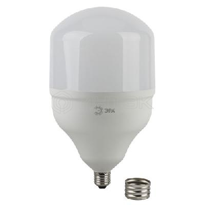Лампа светодиодная высокомощная STD LED POWER T140-65W-6500-E27/E40 65Вт T140 колокол 6500К холод. бел. E27/E40 (переходник в компл.) Эра Б0027924 изображение, фото
