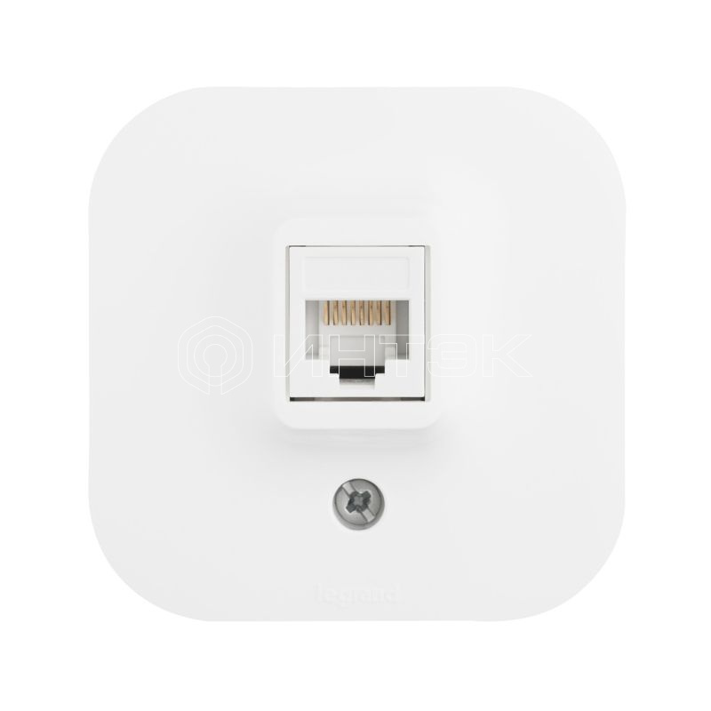 Розетка компьютерная 1-м ОП Quteo RJ45 кат.5E UTP бел. IEK 782224 изображение, фото