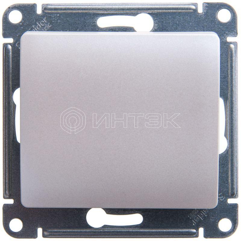 Выключатель 1-кл. СП Glossa 10А IP20 (сх. 1) 10AX механизм перламутр.  Systeme Electric GSL000611 изображение, фото