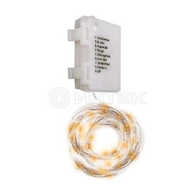 Гирлянда DC-G03-120Y 120microLED 12.1м 8реж. 3xAA (не в компл.) желт. ФАZА 5047792 изображение, фото