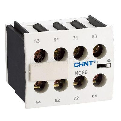 Приставка доп. контакты NCF6-40 к контактору NC6 (R) CHINT 261009 изображение, фото