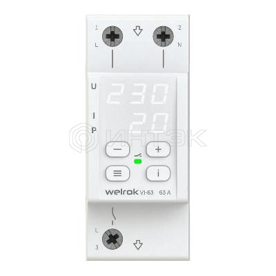 Реле напряжения с контролем тока VI-63 Welrok 4660251140274 изображение, фото