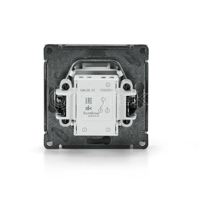 Переключатель 1-кл. ArtGallery (сх. 6) 10AX механизм бел.  Systeme Electric GAL000161 изображение, фото