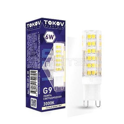 Лампа светодиодная 6Вт Capsule 3000К G9 220-240В TOKOV ELECTRIC TKE-G9-6-3K изображение, фото