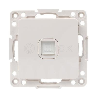 Розетка компьютерная 1-м Стокгольм RJ45 механизм бел. PROxima EKF EYK01-035-10 изображение, фото