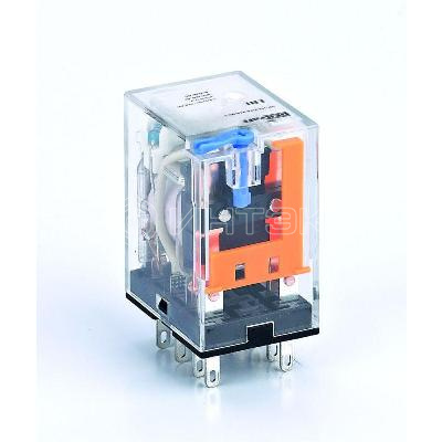 Реле промежуточное ПР-102 5А 12В DC 2 конт. с LED-индикацией и TEST фукц. DEKraft 23837DEK изображение, фото