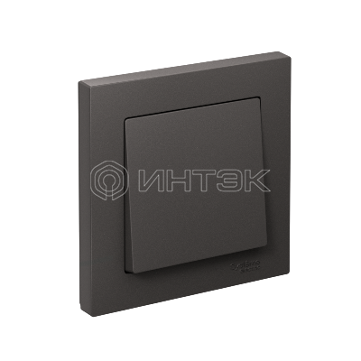 Выключатель 1-кл. AtlasDesign сх.1 10АХ в сборе базальт Systeme Electric ATN001412 изображение, фото
