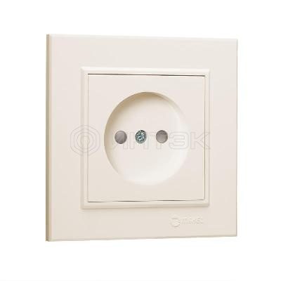 Розетка б/з (Керамика) СП Karea 16А IP20 крем. Makel 56010002 изображение, фото