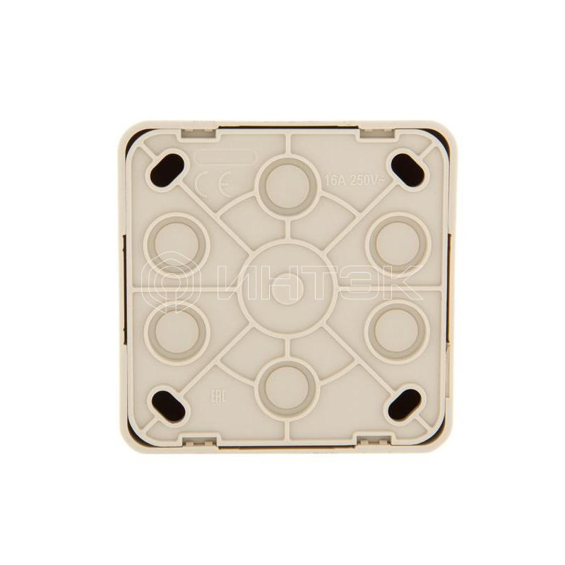 Розетка компьютерная 1-м ОП Viola RJ45 крем. LEZARD 751-0300-139 изображение, фото