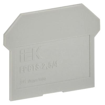 Заглушка ARMAFIX для CTS 2.5/4кв.мм сер. IEK YCT10-00-K03-002-ZGL изображение, фото