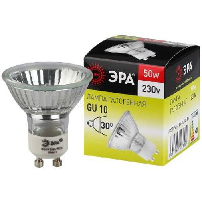 Лампа галогенная GU10-JCDR (MR16) -50W-230V ЭРА C0027386 изображение, фото
