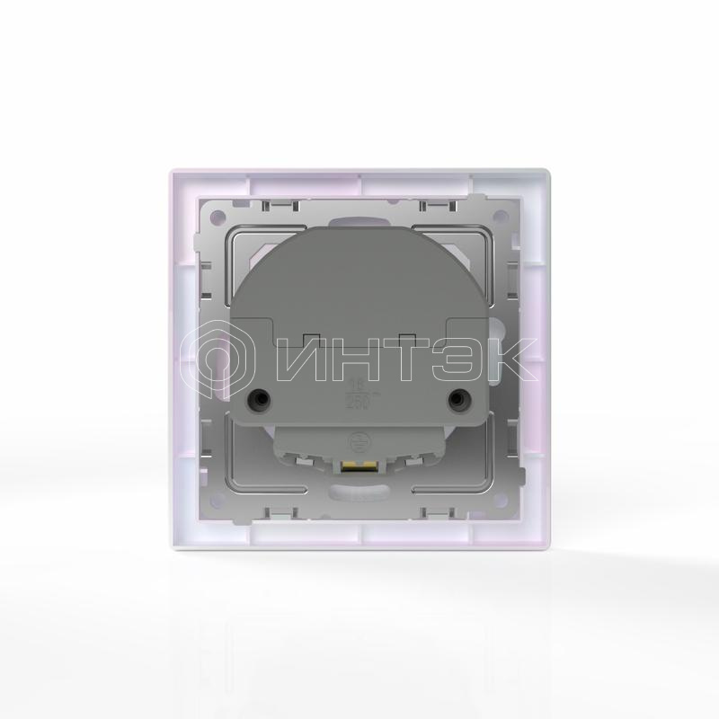 Розетка 1-м СП Pixel IP20 с заземл. с 2-мя заряд. устр. USB тип A+C механизм перламутр. TOKOV ELECTRIC TKE-PX-R1U2AC-C04 изображение, фото