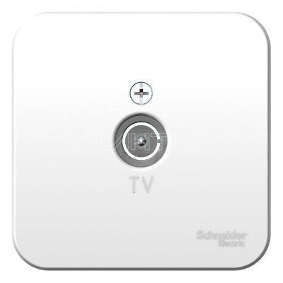 Розетка телевизионная TV ОП Blanca коннектор с изолир. пластиной бел.  Systeme Electric BLNTA000011 изображение, фото