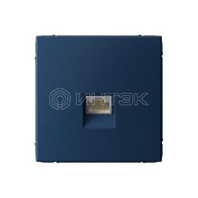 Розетка компьютерная ArtGallery RJ45 кат.6A механизм аквамарин  Systeme Electric GAL001186 изображение, фото