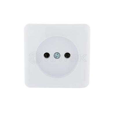 Розетка 1-м ОП Viola 16А IP20 без заземл. бел. LEZARD 751-0200-121 изображение, фото