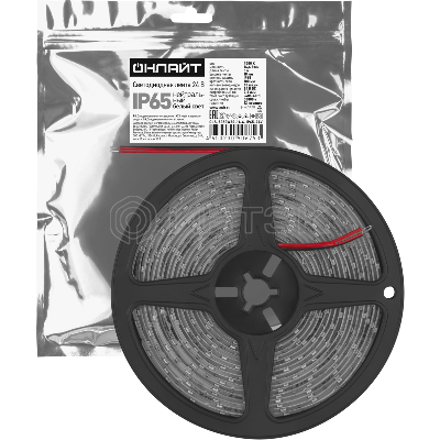 Лента светодиодная 90 679 OLS-5050W60-14.4-IP65-24V (уп.5м) ОНЛАЙТ 90679 изображение, фото
