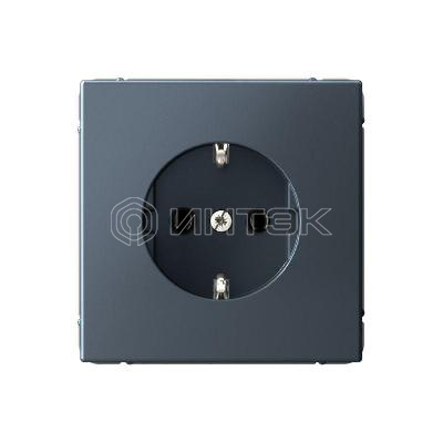 Розетка ArtGallery 16А с заземл. быстрозажим. клем. механизм грифель  Systeme Electric GAL000743S изображение, фото