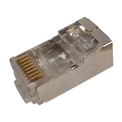 Джек компьютерный RJ45 (8P8C) кат.5E с экраном (уп.100шт) Rexant 05-1023 изображение, фото