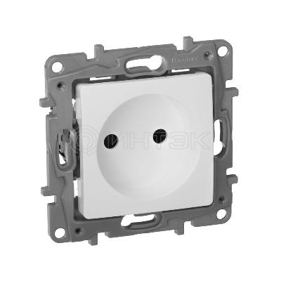 Розетка 1-м СП Etika 16А IP31 250В 2P без заземл. защ. шторки немецк. стандарт винтов. клеммы механизм бел. IEK 672234 изображение, фото