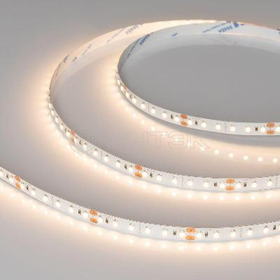 Лента светодиодная NT-A120-8mm 24V Warm 3000К 9.6Вт/м IP20 3528 открыт. (уп.5м) Arlight 033522 изображение, фото