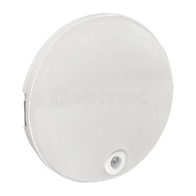 Светильник светодиодный ЖКХ ДПО-2200 12Вт 6500К IP65 круг с инфракрасным датчиком движения LUMA EKF BKL-2200DI-R-12-6500 изображение, фото