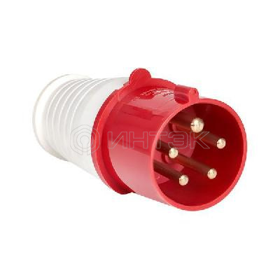 Вилка переносная 025 32А 3P+PE+N 380В IP44 EKF ps-025-32-380 изображение, фото