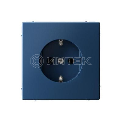 Розетка ArtGallery 16А с заземл. быстрозажим. клем. механизм аквамарин Systeme Electric GAL001143S изображение, фото