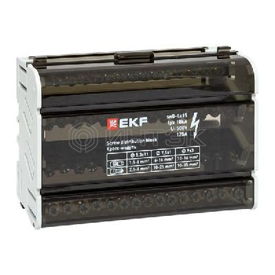Шина нулевая в корпусе 4х15 EKF sn0-4x15 изображение, фото